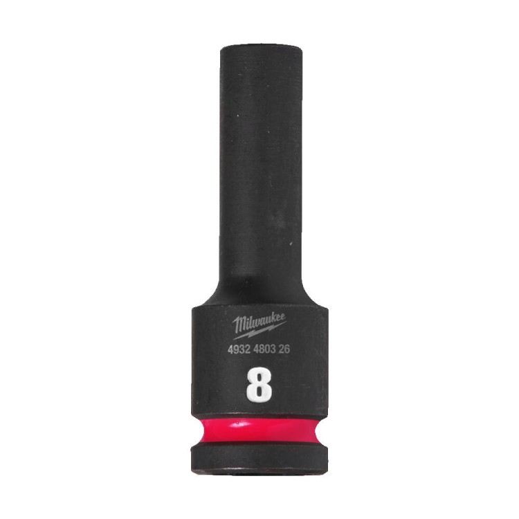 Nasadka udarowa HEX 1/2" długa 8 mm