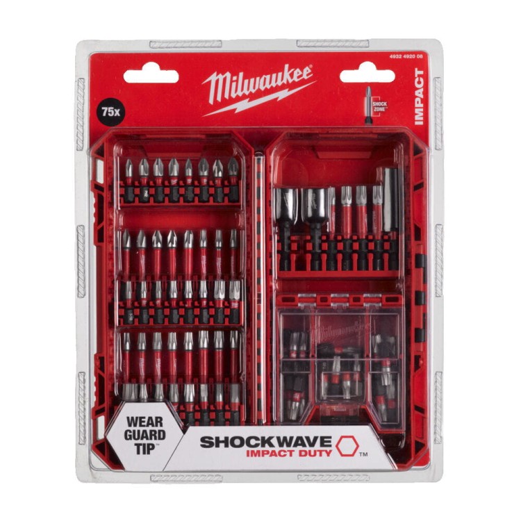 Zestaw bitów udarowych SHOCKWAVE™ Impact Duty XL Box  (TX) 75 szt.