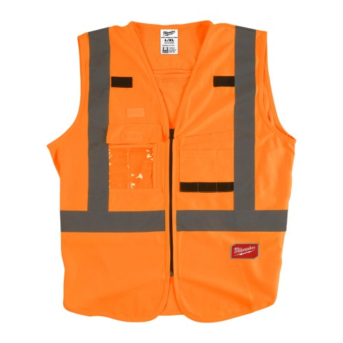 Kamizelka odblaskowa pomarańczowa - L/XL