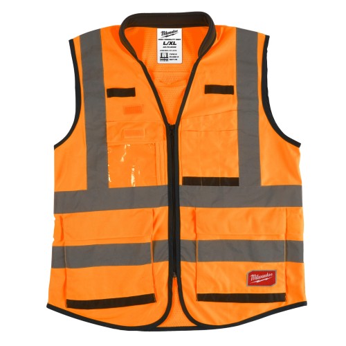 Kamizelka odblaskowa PREMIUM pomarańczowa - 2XL/3XL