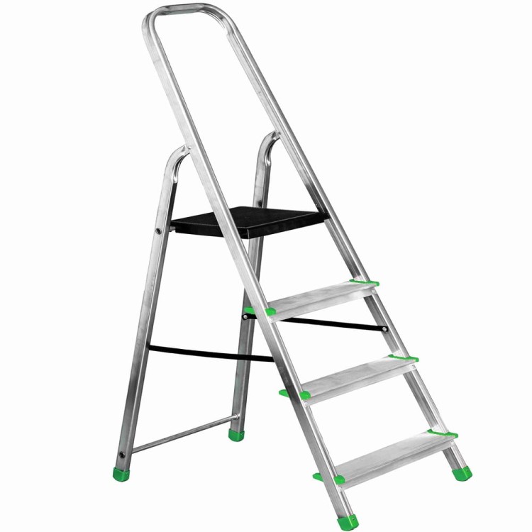 Drabina Aloss 1,41 m aluminium 4 stopnie do 120 kg