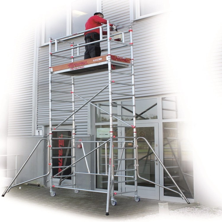 Rusztowanie aluminiowe FARAONE COMPACT XS ABC jezdne - 5,70m