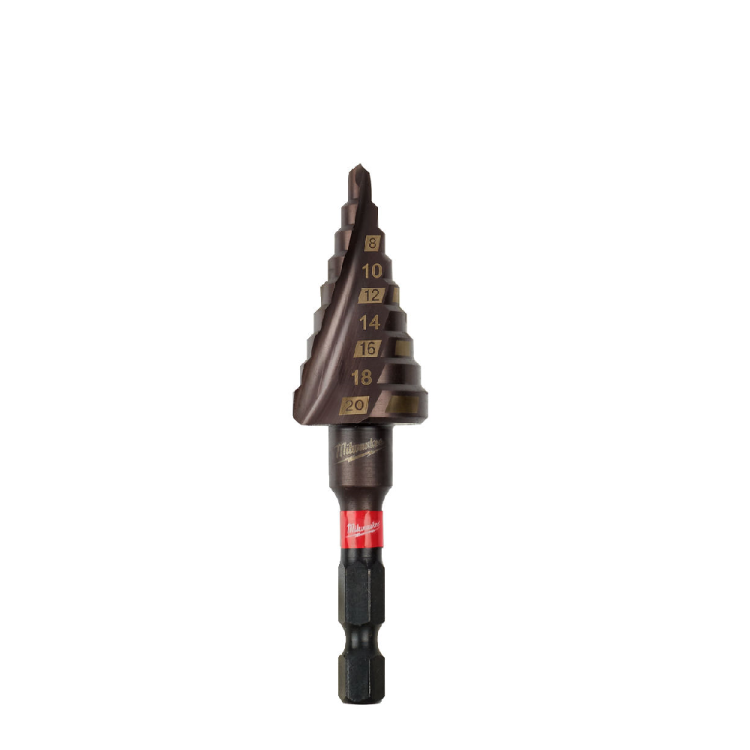 Wiertło stopniowe udarowe Shockwave 4-20mm