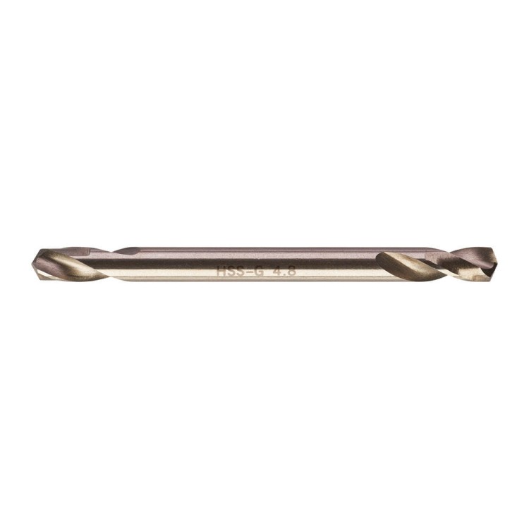 Wiertła do metalu HSS-G - Dwustronne Średnica (mm) 4.8 Długość (mm) 18/62