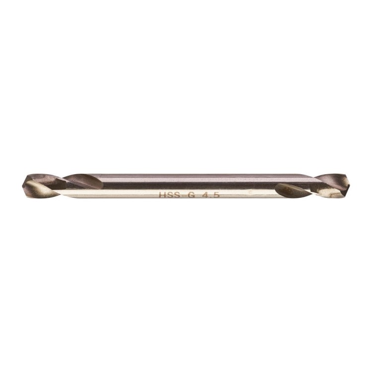Wiertła do metalu HSS-G - Dwustronne Średnica (mm) 4.5 Długość (mm) 16/58