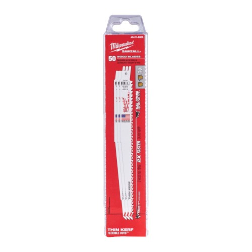 Brzeszczoty do prac wyburzeniowych (drewno z metalem) Długość 230mm Opakowanie 50 sztuk