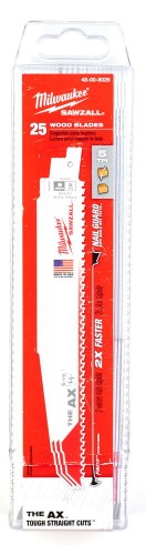 Brzeszczoty Heavy Duty AX Drewno z metalem: do prac wyburzeniowych Długość 230mm Opakowanie 25 sztuk