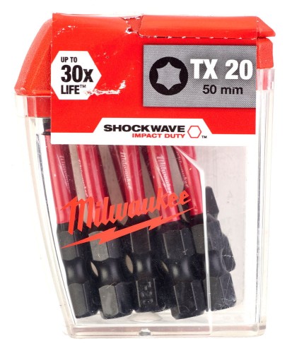 Bity udarowe Shockwave (opakowanie zbiorcze) TYP TX20 DŁUGOŚĆ 50mm