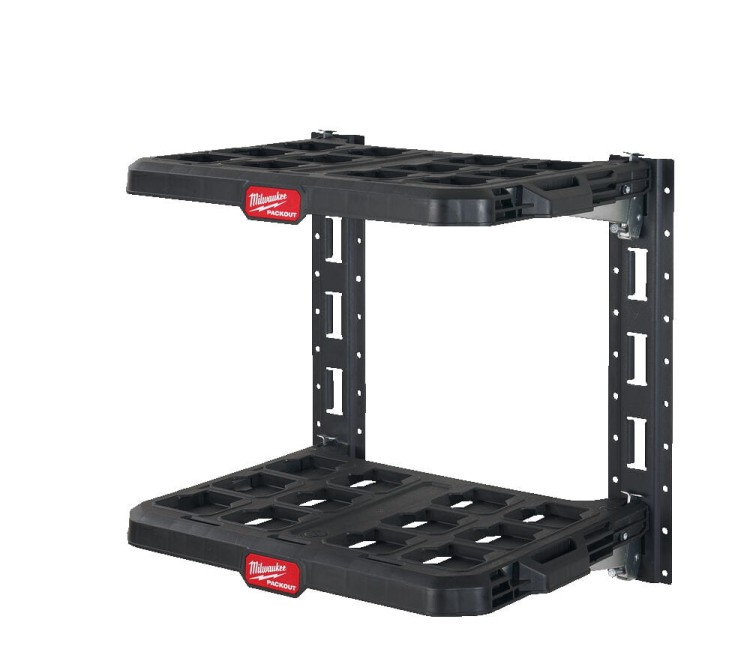 SYSTEM MONTAŻU PACKOUT™ - ZESTAW (SZYNY E-TRACK I 2 PÓŁKI)