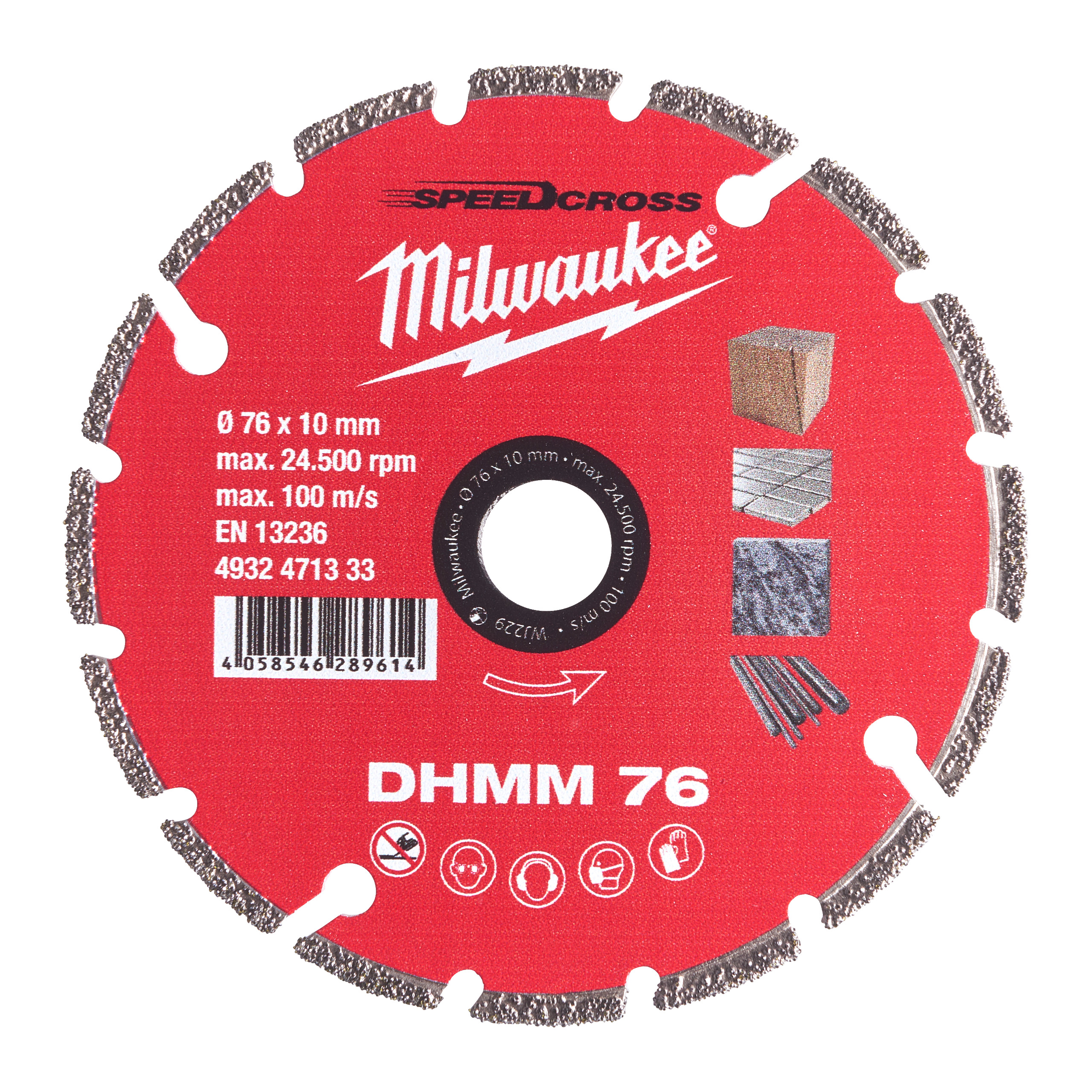 Tarcza diamentowa DHMM 76 mm 1 szt.